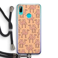 Kameel: Huawei P Smart (2019) Transparant Hoesje met koord
