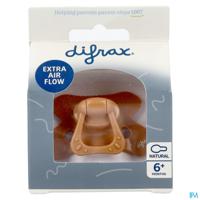Difrax Fopspeen Natural 6m+ Uni Caramel