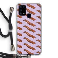 Bacon to my eggs #2: Samsung Galaxy M31 Transparant Hoesje met koord