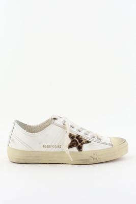 Golden Goose sneakers V Star 2 GWF00129.F005031.81418 white/beige brown leo/silver