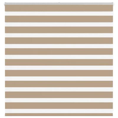 Zebra Blind 145x100 cm stofbreedte 140,9 cm polyester zandbruin