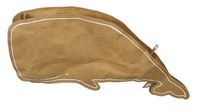 The Zoo etui Whale 27,5 cm gerecycled papier bruin - thumbnail
