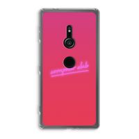 Vice Glow: Sony Xperia XZ2 Transparant Hoesje