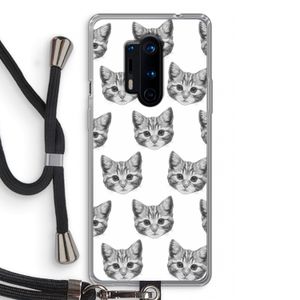 Kitten: OnePlus 8 Pro Transparant Hoesje met koord