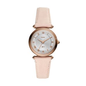 Horlogeband Fossil ES4707 Leder Roze 18mm