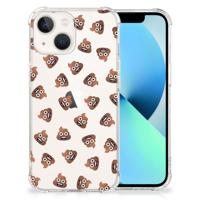 Doorzichtige Silicone Hoesje voor iPhone 13 Poep Emojis Doorzichtige Silicone Hoesje voor iPhone 13 Poep Emojis