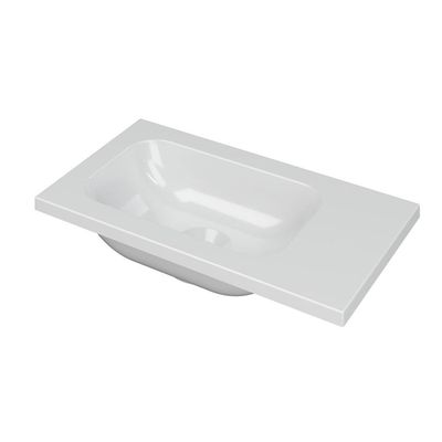 INK Enter Fontein - 40x22x1.6cm - 0 kraangaten - porselein wit glans 3404356