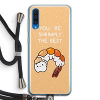 You're Shrimply The Best: Samsung Galaxy A50 Transparant Hoesje met koord You're Shrimply The Best: Samsung Galaxy A50 Transparant Hoesje met koord