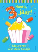 Hoera, 3 jaar! Kleurpret voor kleine handjes (Paperback)