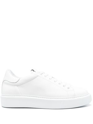 Giuliano Galiano baskets en cuir à lacets - Blanc