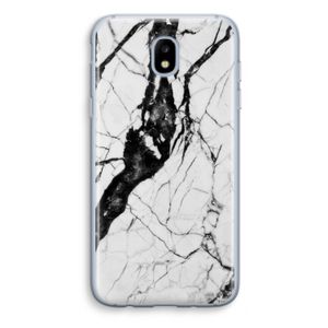 Witte marmer 2: Samsung Galaxy J5 (2017) Transparant Hoesje