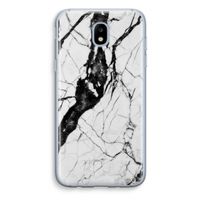 Witte marmer 2: Samsung Galaxy J5 (2017) Transparant Hoesje
