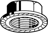 flensmoer vertand M12 D6923 klasse 8 elvz | 200 Stuk stuks