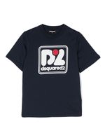 DSQUARED2 KIDS t-shirt à logo imprimé - Bleu