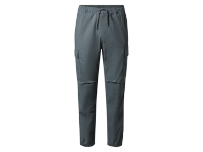 esmara Men Heren cargobroek (Donkergrijs, XL)