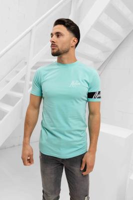 Malelions Captain T-Shirt Heren Blauw/Zwart - Maat M - Kleur: ZwartBlauw | Soccerfanshop