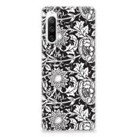 Sony Xperia 10 IV | TPU Case | Black Flowers