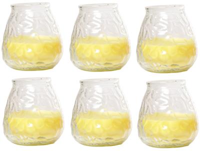 Cosy & Trendy Lowboy Kaarsen - Buitenkaarsen - Citronella Kaarsen ø 10 cm - 6 stuks