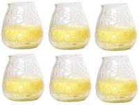 Cosy & Trendy Lowboy Kaarsen - Buitenkaarsen - Citronella Kaarsen ø 10 cm - 6 stuks