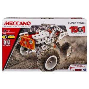 Meccano , 15-in-1 Super Truck, S.T.E.A.M.-bouwset, vanaf 10 jaar en ouder