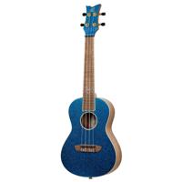 Ortega RUEL-MBL Element Series Concert Size Ukulele Metallic Blue concert ukelele met gigbag