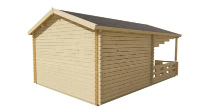 Blokhut - Tuinhuis Sanstrov | 44 mm | vuren Red Class Wood geïmpregneerd