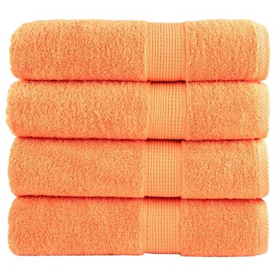 VidaXL Badhanddoeken solund 4 st 600 g/m² 100x150 cm