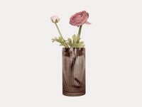 Bloemenvaas Allure Straight 20x 10 cm - chocoladebruin