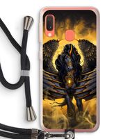 Pegasus: Samsung Galaxy A20e Transparant Hoesje met koord