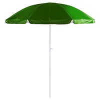 Groene strand parasol van nylon 200 cm - thumbnail
