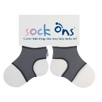 Sock Ons antraciet-6-12 mnd