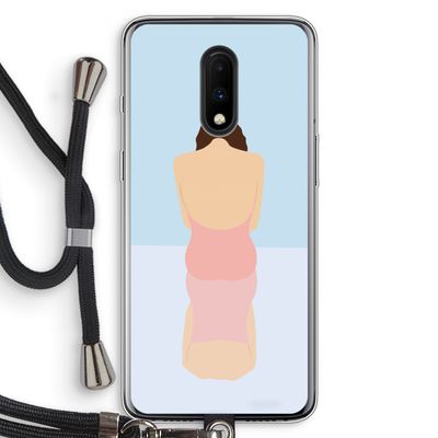 Mirror: OnePlus 7 Transparant Hoesje met koord