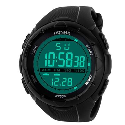 Sporthorloge mannen analoge digitale militaire siliconen leger Sport LED Horloges pols horloges mannen