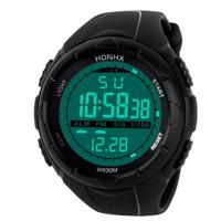 Sporthorloge mannen analoge digitale militaire siliconen leger Sport LED Horloges pols horloges mannen