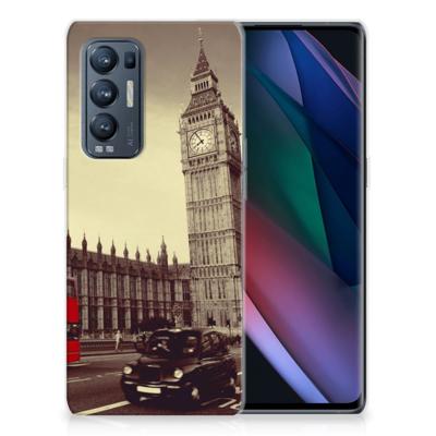 OPPO Find X3 Neo | Silliconen Back Cover | Londen