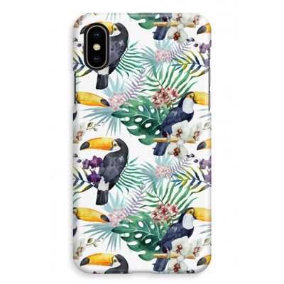 Tukans: iPhone XS Max Volledig Geprint Hoesje