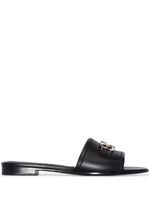 Ferragamo mules à bout ouvert - Noir Ferragamo mules à bout ouvert - Noir