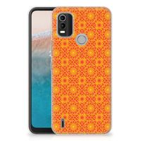 Nokia C21 Plus TPU bumper Batik Oranje