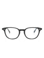 Oliver Peoples lunettes de vue Sadao à monture ronde marbrée - Noir