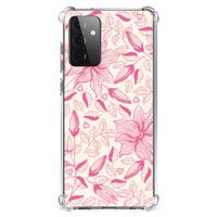 Samsung Galaxy A72 4G/5G Case Pink Flowers