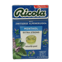 Ricola Menthol extra strong suikervrij 50 Gram