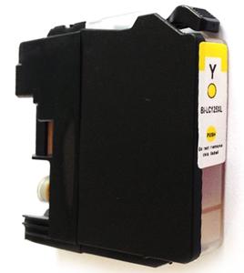 Huismerk Brother LC-125XLY cartridge geel