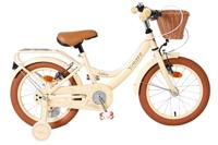 Volare ashley kinderfiets - meisjes - 16 inch - creme - twee handremmen