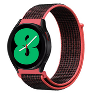 Sport Loop nylon bandje - Rood/oranje - Samsung Galaxy watch 7 / Galaxy Watch FE - 40mm & 44mm