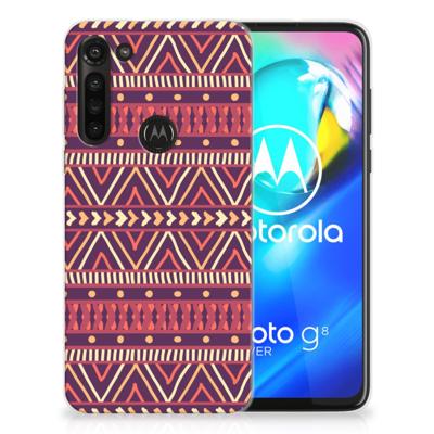 Motorola Moto G8 Power | TPU bumper | Aztec Paars