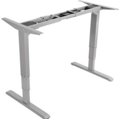 Equip 650803 Electrisch 2poot/poten Grijs frame voor stabureau