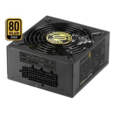 Sharkoon SilentStorm SFX Gold power supply unit 500 W 20+4 pin ATX Zwart