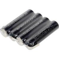 Panasonic eneloop Pro Accupack Aantal cellen: 4 Batterijgrootte: AAA (potlood) Z-soldeerlip NiMH 4.8 V 900 mAh