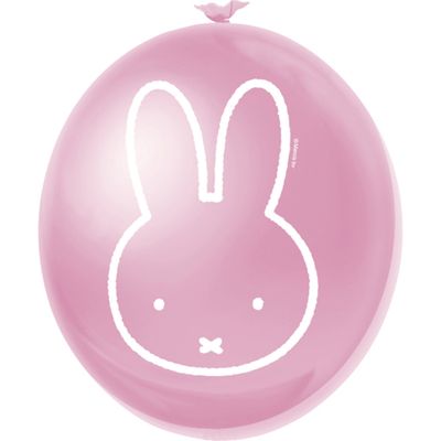 ballonnen roze, 6 stuks