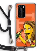 Jamie Lee Simpson: Huawei P40 Pro Transparant Hoesje met koord